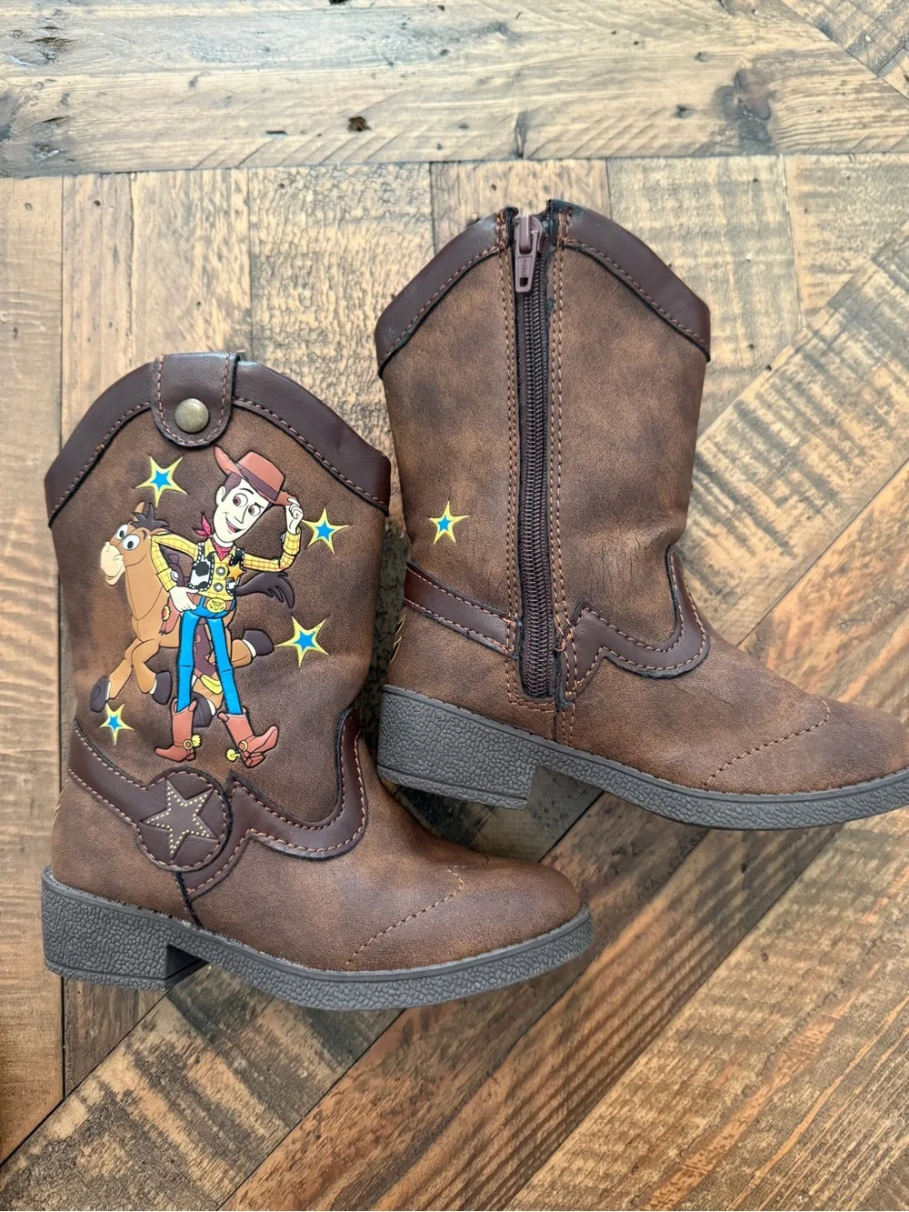 Disney Toy Story Cowboy Boots with Woody & Bullseye